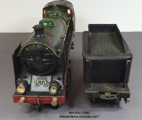 Märklin E66/12920 Spur 0, Dampflok elektrisch 20V, mit Tender, grün