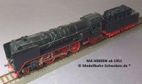 Märklin HR 800 N H0 Schlepptender Dampflok Version ca ab 1951