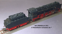 Märklin HR 800 N H0 Schlepptender Dampflok Version ca ab 1951