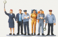 Merten 2530 H0 Bahnpersonal DR Ost, Reisende, EVP