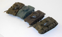 Minitank #004 Sortiment 4 Stk. Panzer, Fertigmodell