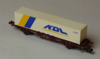 Minitrix 11416-05 N Containertragwagen KDL, DB, EVP