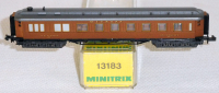 Minitrix 13183 N Speisewagen Mitropa braun mit Innenbeleuchtung