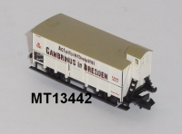 Minitrix 13442 N Kühlwagen mit Brhs, Actienbierbrauerei GAMBRINUS in DRESDEN, K.Sächs.Sts.E.B.