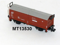 Minitrix 13530 N Hubschiebedach- / Schiebewandwagen, Tis 858, Kmmgks 58, DB
