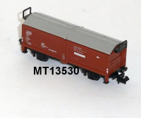 Minitrix 13530 N Hubschiebedach- / Schiebewandwagen, Tis 858, Kmmgks 58, DB