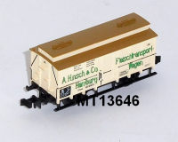 Minitrix 13646 N Kühlwagen, A. Hinsch & Co. Hamburg, KPEV