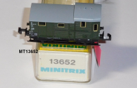 Minitrix 13652 N Güterzug Begleitwagen, DR, OVP