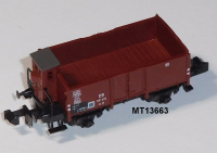 Minitrix 13663 N Offener Güterwagen m. Bhs., DB, OVP