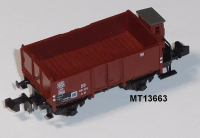 Minitrix 13663 N Offener Güterwagen m. Bhs., DB, OVP