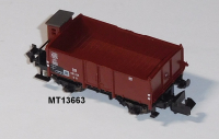 Minitrix 13663 N Offener Güterwagen m. Bhs., DB, OVP