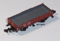 Minitrix 13670 N Niederbordwagen Erfurt, Xw, DR, OVP