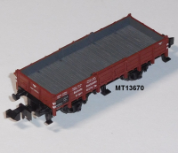Minitrix 13670 N Niederbordwagen Erfurt, Xw, DR, OVP