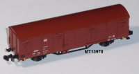 Minitrix 13978 N Gedeckter Güterwagen, Gbs 258, DB, OVP