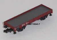 Minitrix 15042-7 N Niederbordwagen unbeladen aus Jahrhundertset, DB, OVP
