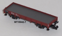 Minitrix 15042-7 N Niederbordwagen unbeladen aus Jahrhundertset, DB, OVP