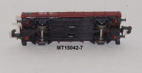 Minitrix 15042-7 N Niederbordwagen unbeladen aus Jahrhundertset, DB, OVP