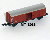 Minitrix 18066 N Gedeckter Güterwagen, Glmghs, DB