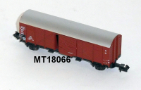 Minitrix 18066 N Gedeckter Güterwagen, Glmghs, DB