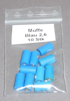 MUBL 2,6 mm Muffe, Blau