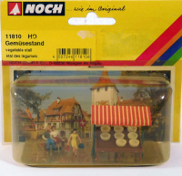 Noch 11810 H0 Gemüsestand mit Figuren, OVP