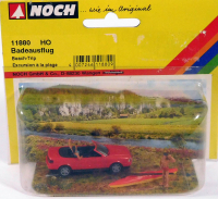Noch 11880 H0 Badeausflug mit Kanu, Figuren, OVP