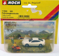 Noch 11920 H0 Fahrzeugkontrolle mit Fahrzeugen, Figuren, OVP