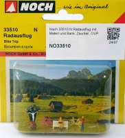 Noch 33510 N Radausflug mit Materl und Bank, Zaunteil, OVP