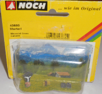 Noch 43680 Z Marterl 2 Figuren, Bank, Holzstapel,OVP