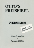 Ottos Preisfibel Arnold 1985/1986 m.Zusatzblatt 1987