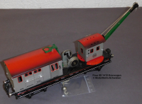 Paya Ibi 1410 Spur 0, M1:45, Blech/TinPlate Kranwagen, LüP 260