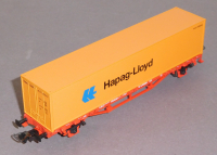 Piko 57700 H0 Containertragwagen bel.m. Container Hapag-Lloyd, DB, OVP