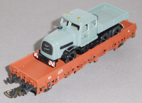 Piko 72018 H0 Rungenwagen Rmms33, bel.m. LKW Kaelble Wg.Nr. 431 918, DB, OVP