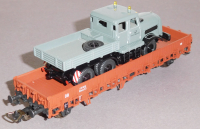Piko 72018 H0 Rungenwagen Rmms33, bel.m. LKW Kaelble Wg.Nr. 431 918, DB, OVP