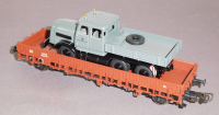 Piko 72018 H0 Rungenwagen Rmms33, bel.m. LKW Kaelble Wg.Nr. 431 918, DB, OVP