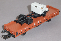 Piko 95478 H0 Rungenwagen Roo83, bel.m. LKW Deutsche Post.Nr. 63-09-22, DR, OVP