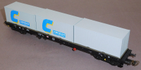 Piko 95487 H0 Containertragwagen bel.m. Container Conrad, DB, OVP