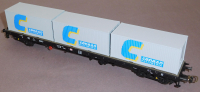 Piko 95487 H0 Containertragwagen bel.m. Container Conrad, DB, OVP
