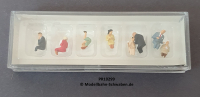 Preiser 10299 H0 1:87 Sitzende Fahrgäste für Speisewagen, 8 Figuren, OVP