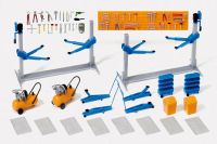 Preiser 17186 H0 Einrichtung KFZ-Werkstatt, Hebebühne, Kompressoren, Zubehör, EVP