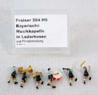 Preiser 204 H0 Bayrische Musikkapelle in Lederhosen, EVP