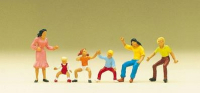 Preiser 24652 H0 Figuren zum Karusell teils sitzend, EVP
