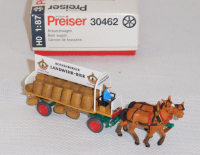 Preiser 30462 H0 1:87 Brauereiwagen Landwehr Bier OVP