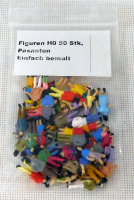 Preiser L0001 H0 Passanten, einfach bemalt, 50 Stk, EVP