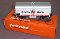 Primex 4548 H0 Bier-/Kühlwagen Becks Bier 082 0 785-4, DB, OVP