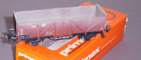 Primex 4582 H0 Offener Güterwagen, farbl. behandelt, DB, OVP