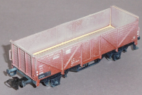 Primex 4582 H0 Offener Güterwagen, farbl. behandelt, DB, OVP