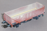 Primex 4582 H0 Offener Güterwagen, farbl. behandelt, DB, OVP