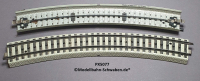 Primex 5077 H0 M-Gleis gebogen, 1/1, R437,4/30°