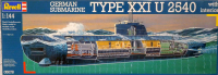 Revell 05078 Bausatz 1:144 Deutsches U-Boot XX1 U 2540, OVP